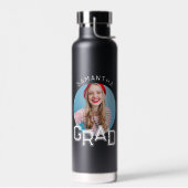 モダンシンプル高校卒業写真卒業 ウォーターボトル (左面)