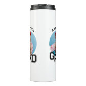 モダンシンプル高校卒業写真卒業 タンブラー (裏面)