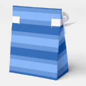 モダンシンプル2トーンストライプジオメトリックブルーネイビー フェイバーボックス (裏面サイド)