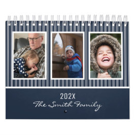 モダンシンプル2023家族写真カスタム カレンダー