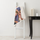 モダンシンプル3家族の写真 シェルパブランケット (インサイチュ)