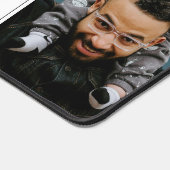 モダンシンプル4写真最高のパパEver デスクマット (コーナー)