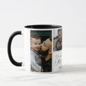 モダンシンプル4写真最高のパパEver マグカップ (左)