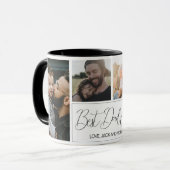 モダンシンプル4写真最高のパパEver マグカップ (正面左)