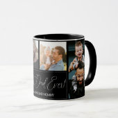 モダンシンプル4 Photo Collage Faters Day マグカップ (正面右)