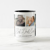 モダンシンプル4 Photo Collage Faters Day マグカップ (中央)