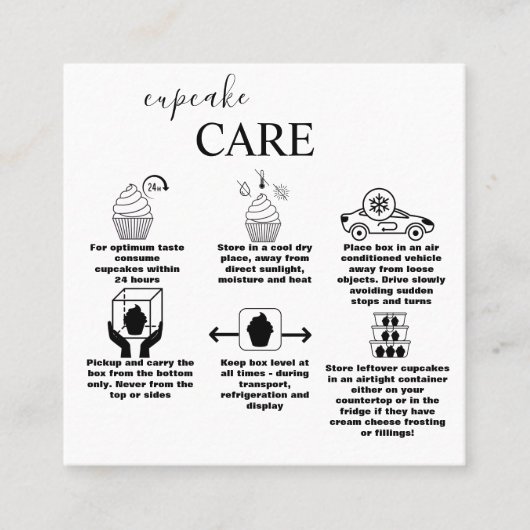 モダンシンプル スクエア名刺 (正面)