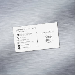 モダンシンプル マグネット名刺