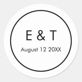 モダンシンプル ラウンドシール