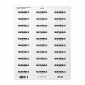 モダンシンプル ラベル (フルシート)