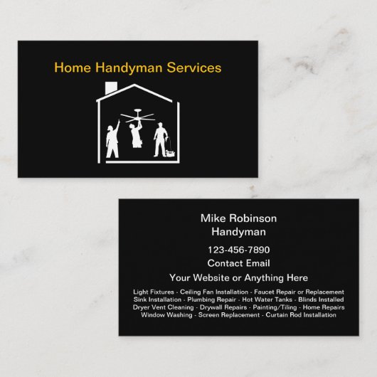 モダンシンプル 名刺 (正面/裏面)