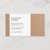 モダンシンプル 名刺 (正面)