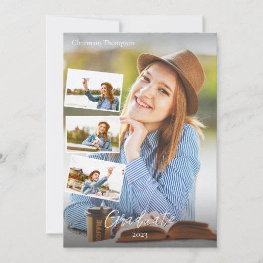 モダンシンプル 招待状 (正面)