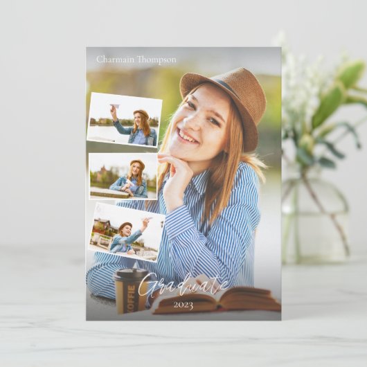 モダンシンプル 招待状 (スタンド正面)