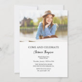 モダンシンプル 招待状 (裏面)