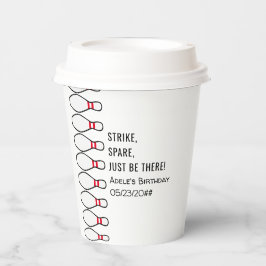モダンシンプルAny Ageボーリング誕生日パーティー 紙コップ
