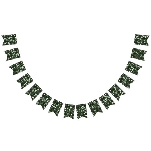 モダンシンプルBlack Green Terrazzoバンティン バンティングフラッグ (全)