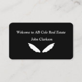 モダンシンプルBlack Minimalist名刺 名刺 (正面)