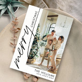 モダンシンプルBoho Photo Chrimas シーズンカード