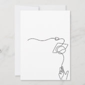 モダンシンプルCap卒業党招待状 招待状 (裏面)