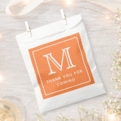 モダンシンプルChic Monogram Thank You For 来's フェイバーバッグ (クリップ留めされた状態)