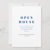 モダンシンプルClean Photo Graduation Party 招待状 (裏面)