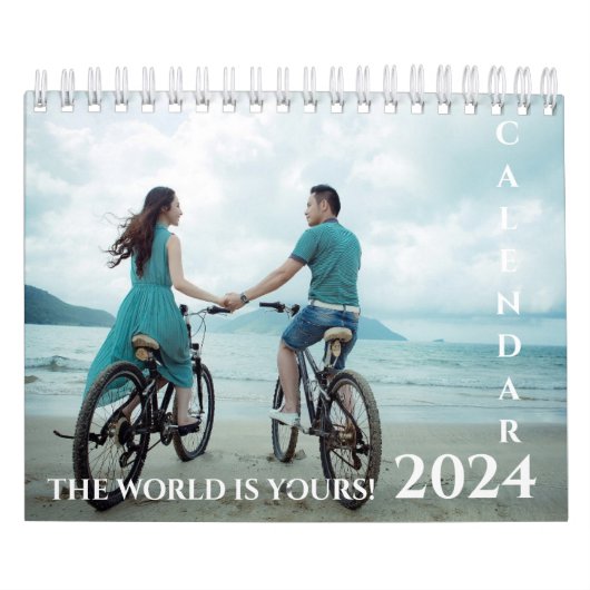 モダンシンプルFamily Collage写真2024 カレンダー (カバー)