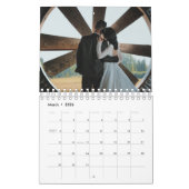 モダンシンプルFamily Collage写真2024 カレンダー (3月 2026)