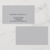 モダンシンプルGray Color Consultant名刺 名刺 (正面/裏面)