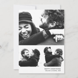 モダンシンプルHoliday Photo Collage Card シーズンカード