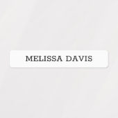 モダンシンプルKids防水名ラベル ラベル (デザイン1)