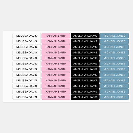 モダンシンプルKids防水名ラベル ラベル (シート)