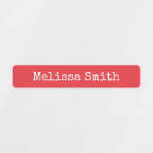 モダンシンプルKids防水名ラベル ラベル (デザイン1)