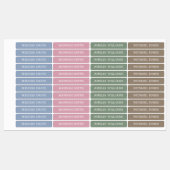 モダンシンプルKids防水名ラベル ラベル (シート)