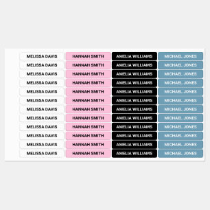 モダンシンプルKids防水名ラベル ラベル