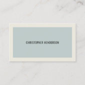 モダンシンプルLight Blue Grayコンサルタント 名刺 (正面)