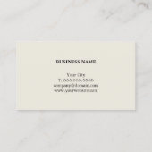 モダンシンプルLight Blue Grayコンサルタント 名刺 (裏面)