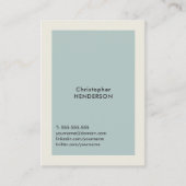 モダンシンプルLight Blue Grayコンサルタント 名刺 (正面)