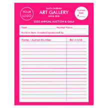 モダンシンプルMagenta Add Logo |オークション入札