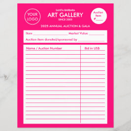 モダンシンプルMagenta Add Logo |オークション入札