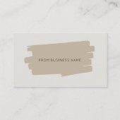 モダンシンプルMini Thank You Business Card ロイヤリティカード (裏面)