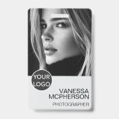 モダンシンプルMinimalist Professonal Photo Secrity バッジ (正面)