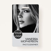 モダンシンプルMinimalist Professonal Photo Secrity バッジ (正面)