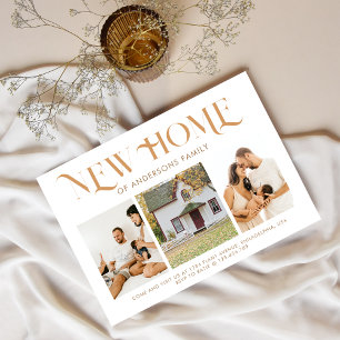 モダンシンプルNew Home 3フォトムービング 案内ポストカード