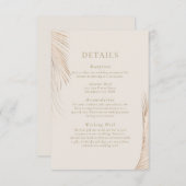 モダンシンプルPalm離れ Enclosure Card エンクロージャーカード (正面/裏面)