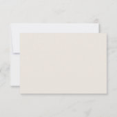 モダンシンプルPalm離れRSVPカード 出欠カード (裏面)