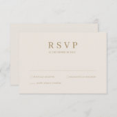モダンシンプルPalm離れRSVPカード 出欠カード (正面/裏面)