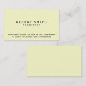 モダンシンプルPlain Architect名刺 名刺 (正面/裏面)