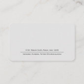 モダンシンプルQRコードのプロフェッショナルビジネス 名刺 (裏面)