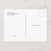 モダンシンプルRetroはがき移動案内 案内ポストカード (裏面)